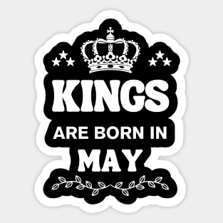 May Birthday Sticker